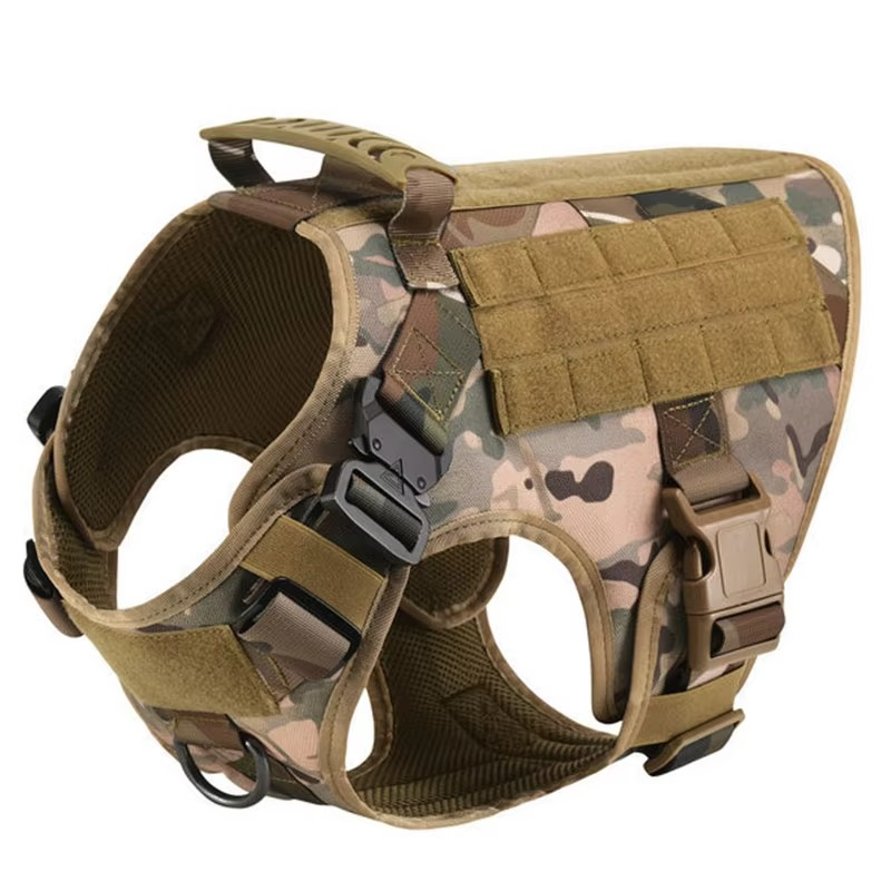 Maliben Tactical Dog Harness and Leash Set for Medium and Large Dogs