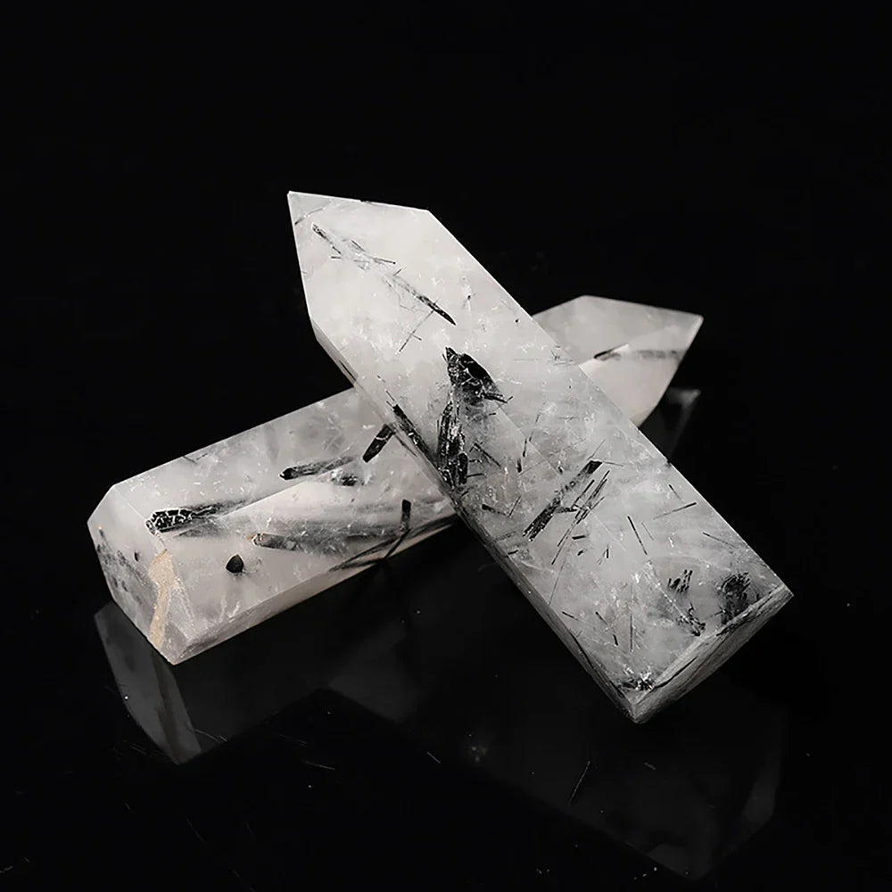 Maliben | Crystal Obelisk Elaria | Natural Stone Healing Stone | For Meditation & Reiki | 4–8 Cm