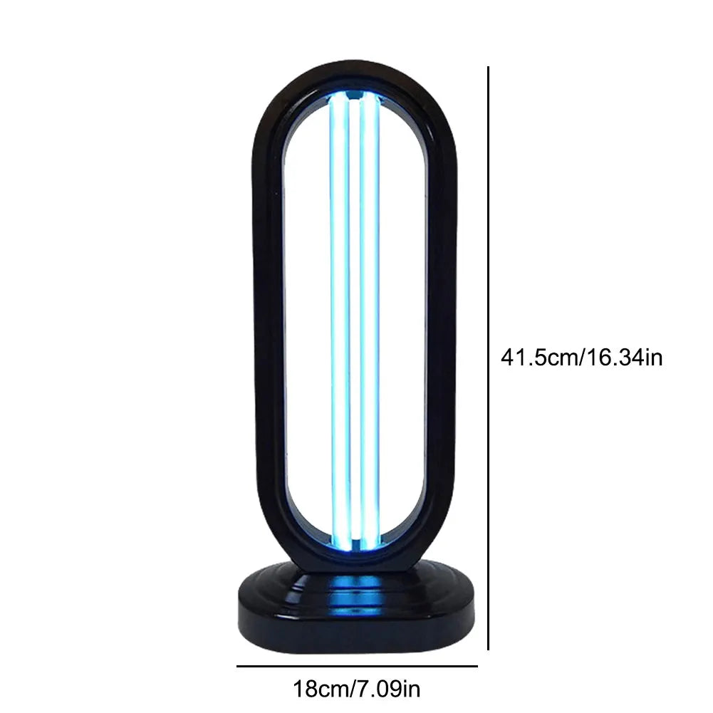 Maliben | Purevia Uv-C Disinfection Lamp | 38w | With Remote Control & 3 Timer Levels | Uv + Ozone | 41.5 × 18 Cm
