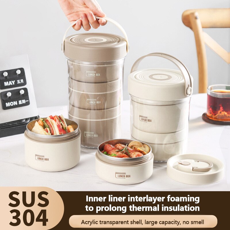 Maliben | Stackable Leak-Proof Thermal Lunch Box