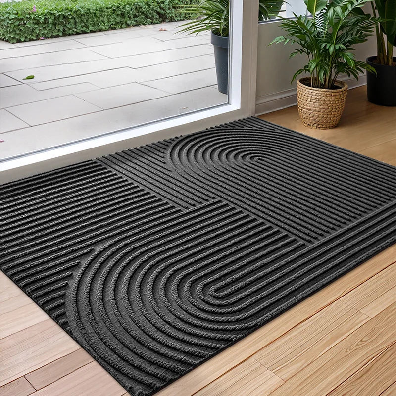 Maliben | Polyester Rubber Door Mat Non-Slip And Water-Absorbent For Indoor And Outdoor