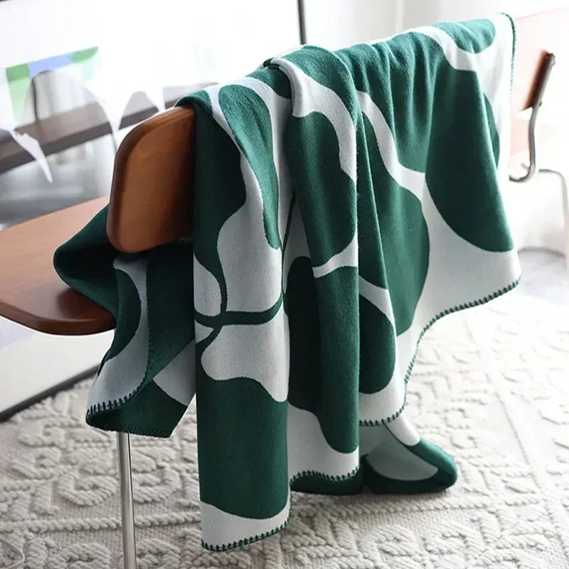 Maliben | Nordluxe | Jacquard Throw Blanket | Imitation Cashmere | Soft & Warm | Sofa Throw & Bedspread In Nordic Style