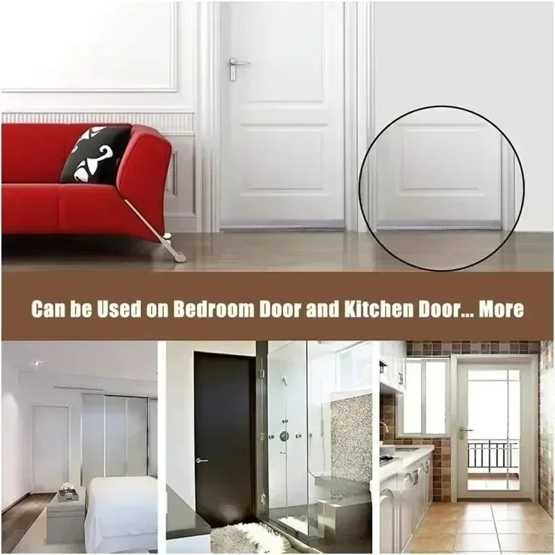 Maliben | Door Seal Flexguard | Heat Resistant & Abrasion Resistant | For Doors & Windows | In 4 Colors