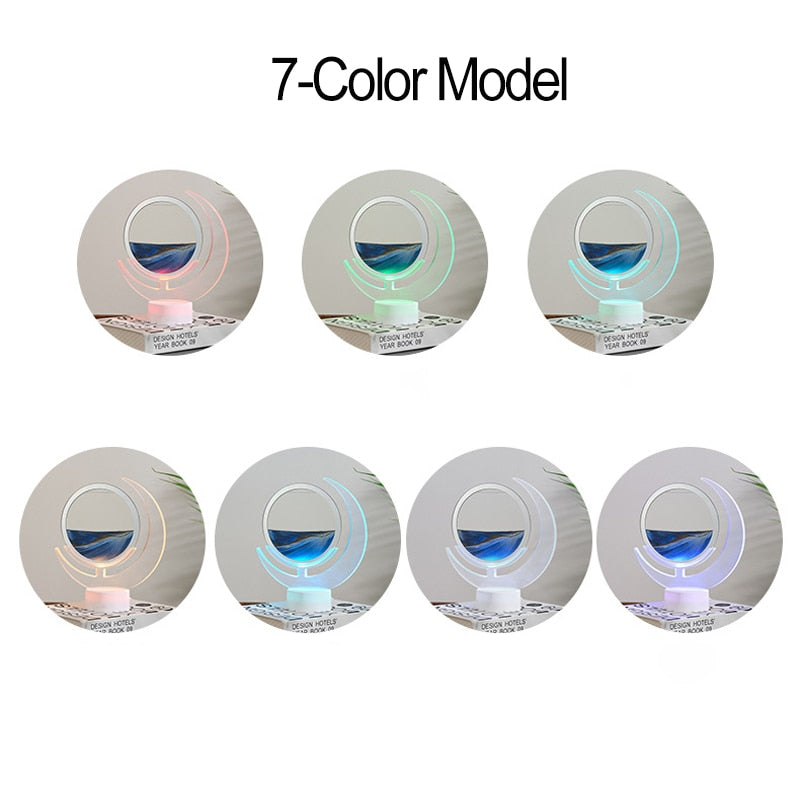Maliben | Sand Serenity Moon Shape Night Light