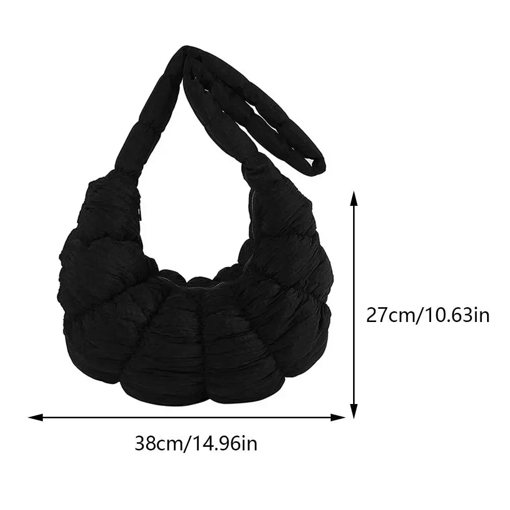 Maliben Puff Croissant Shoulder Bag
