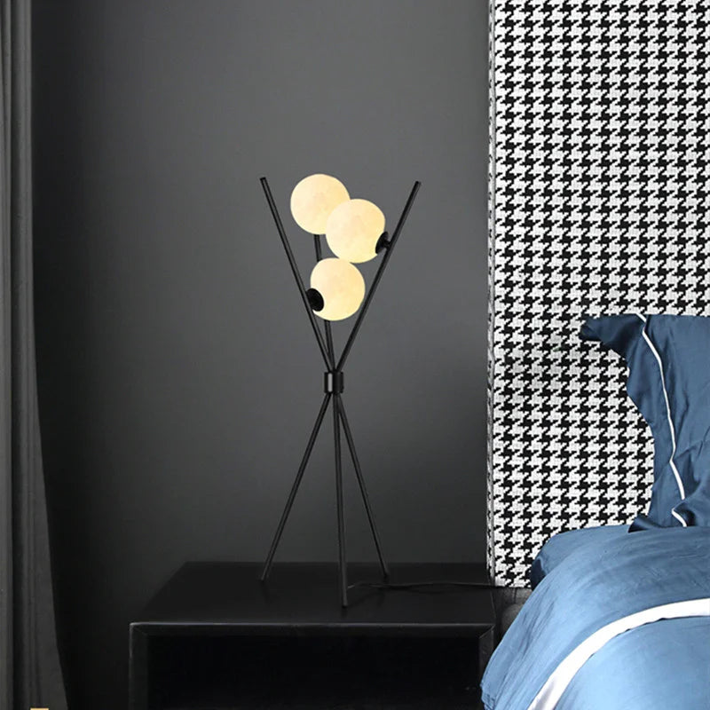 Maliben LunaGlow 3D Moon Floor Lamp modern design with tripod LED!