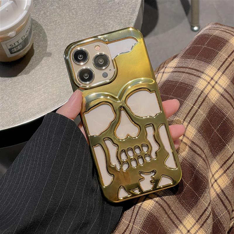 Maliben | Gothic Midnight Skull Phone Case