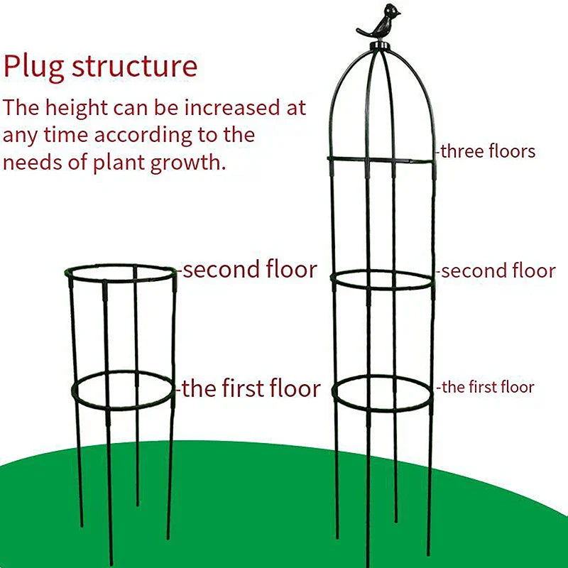 Maliben | Growarc Garden | Plant Climbing Aid Made Of Fiberglass | Stable & Weatherproof | For Climbing Plants & Vegetables