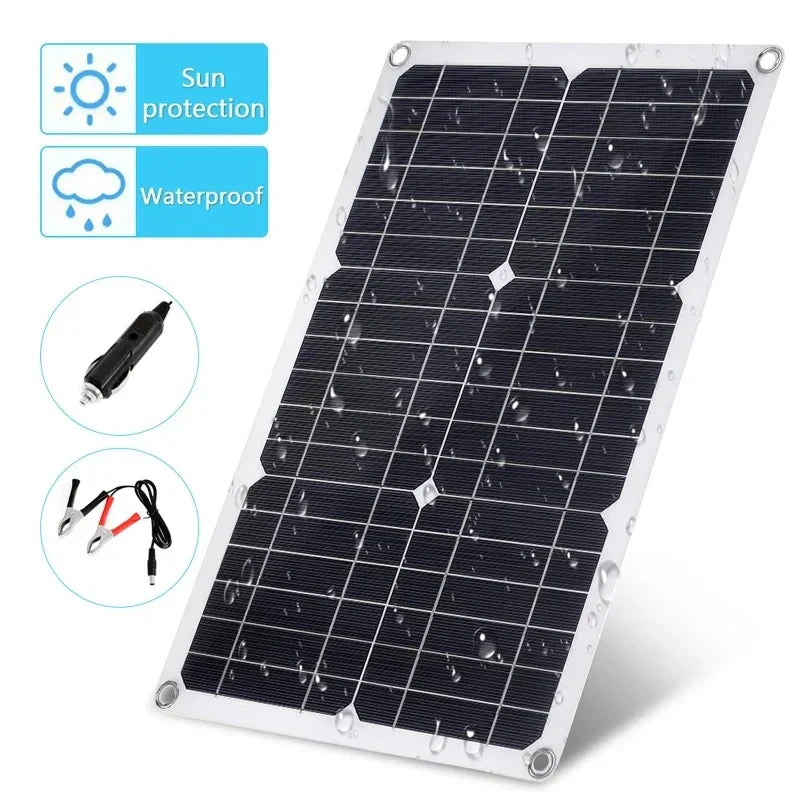 Maliben | Solavibe Solar Panel 1200w | Flexible 12v Charging Panel | 2x Usb & 100a Charge Controller | Outdoor Camping