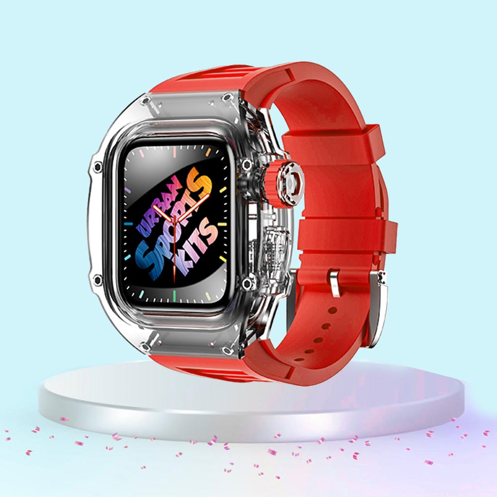 Maliben | Transparent Smart Watch Strap Mod Kit Case