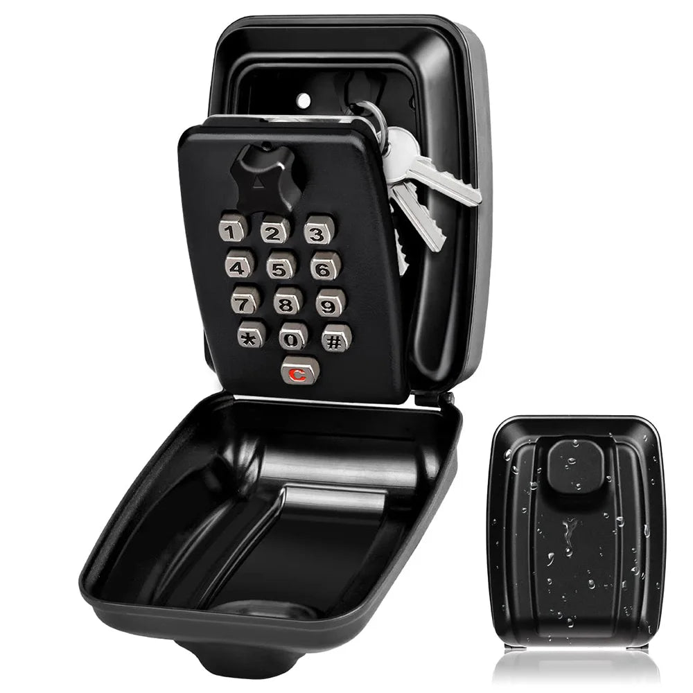 Maliben | Waterproof Wall-Mounted Key Safe Box – Outdoor Lockable Key Storage With Combination Code
