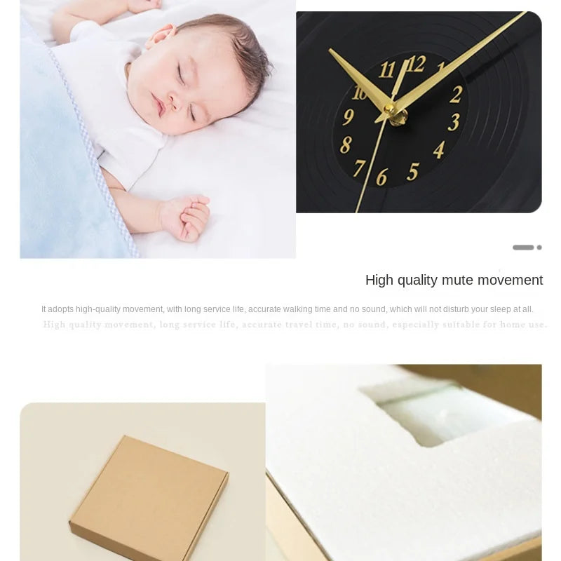 Maliben | Musical Vinyl Record Wall Clock