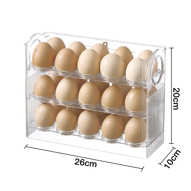 Maliben | Automatic Flip Egg Storage Rack