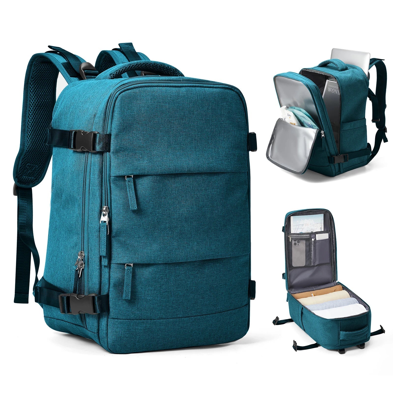 Maliben | Travel Backpack Travomate | Waterproof & Versatile | 15.6" Laptop Compartment | Large Capacity With Wet-Dry Separation