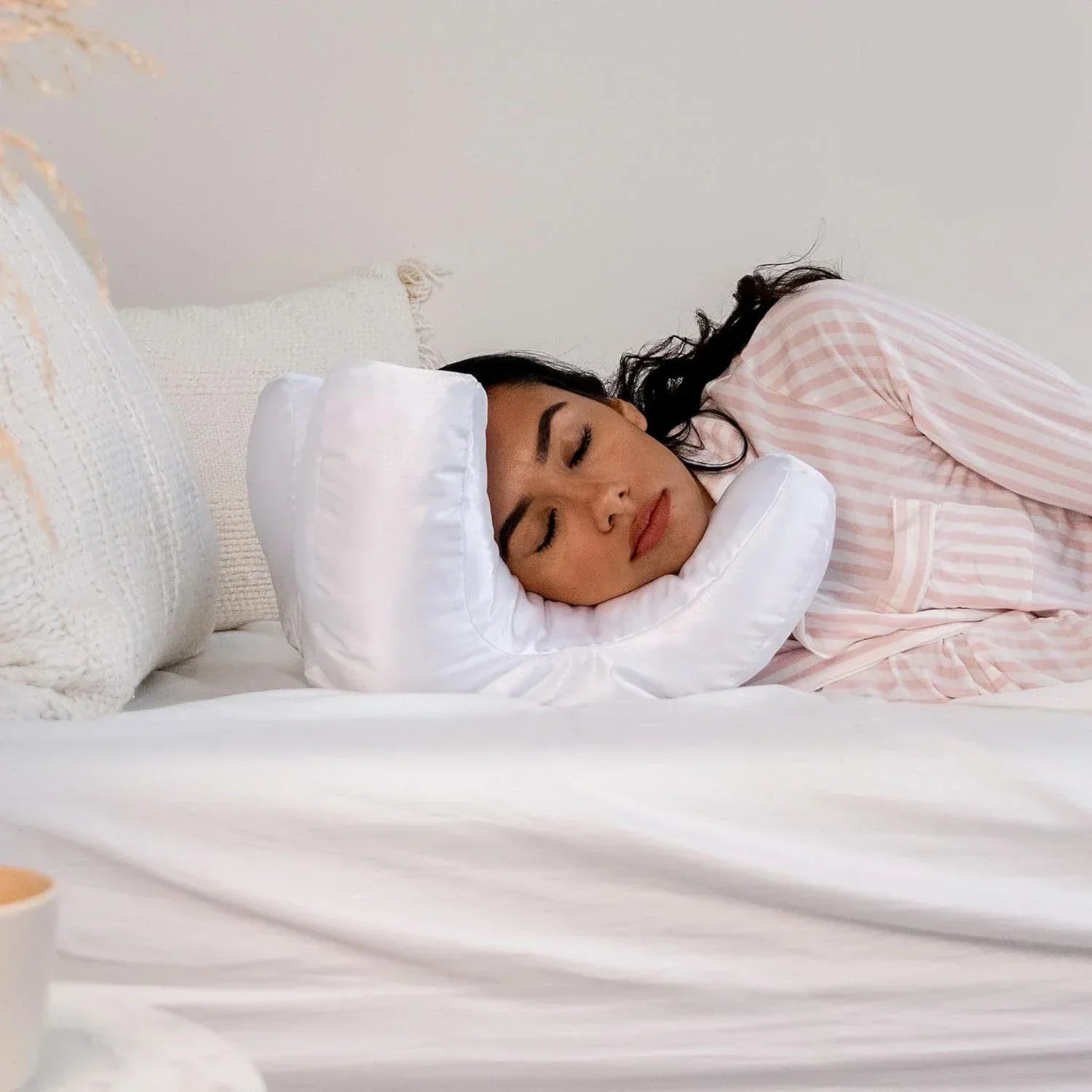 Maliben | Face Pillow Set With Satin Pillowcase | Anti-Aging, Wrinkle Reduction & Ideal For Back Sleepers And Beauty Enthusiasts