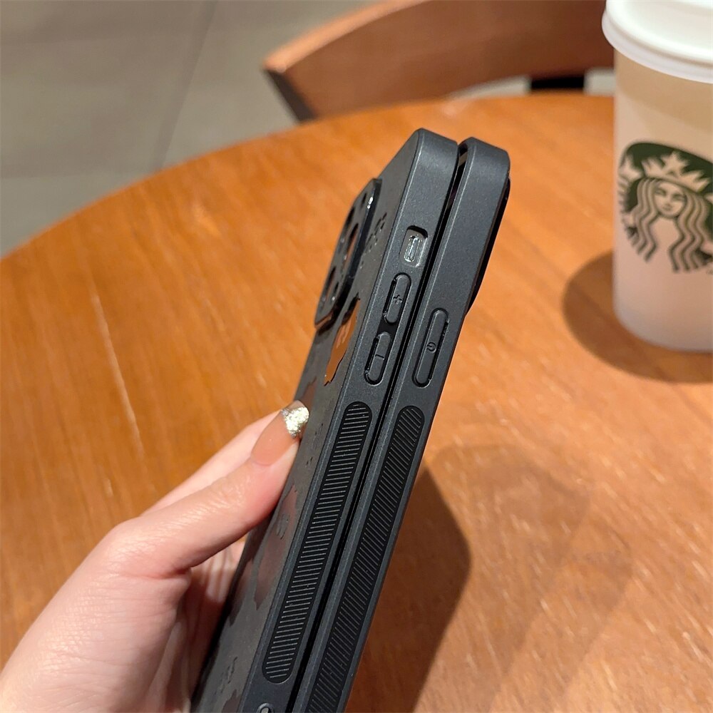 Maliben | Cute Monster Shockproof Leather Iphone Case