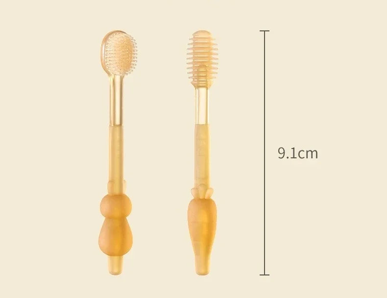 Maliben | Baby Toothbrush Set Made Of SilicOne – With Storage Box For on The Go