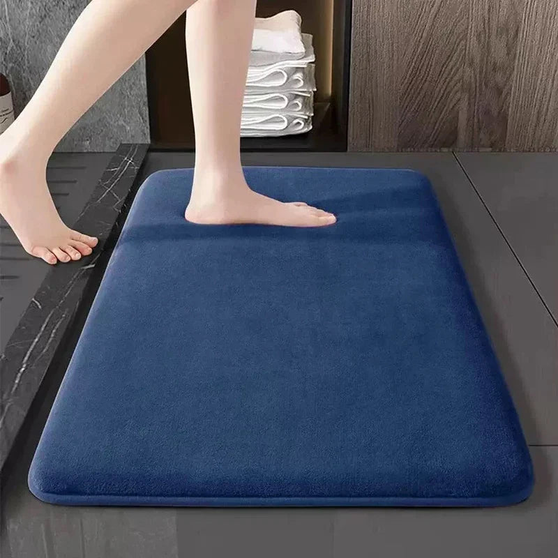 Maliben | Absorbent Non-Slip Bath Mat Made Of Coral Velvet For The Bathroom