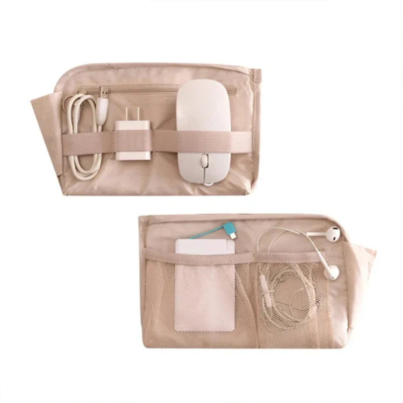 Maliben | Tech Bag Cable Bag Waterproof | Electronics Organizer For Travel | Compact & Durable | Nylon 23x15cm