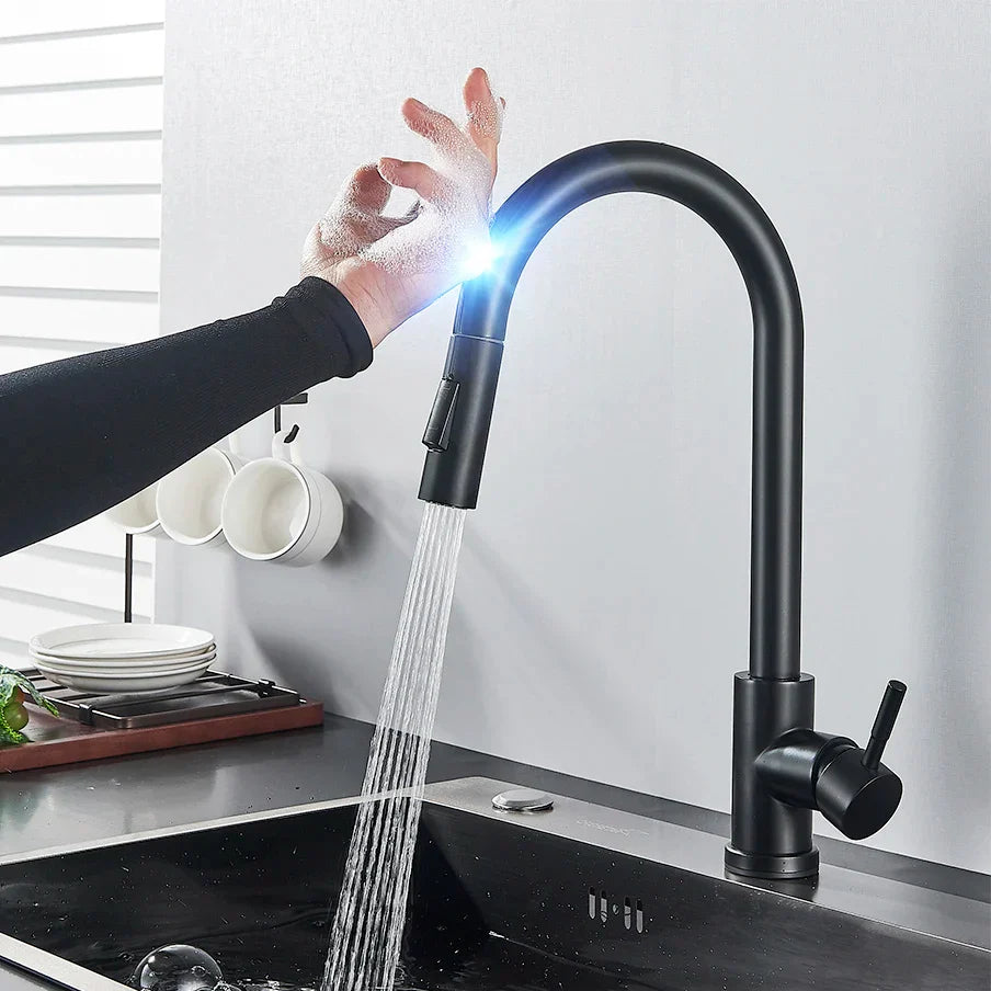 Maliben | Pull-Out Kitchen Faucet With Touch Control And Sensor Function