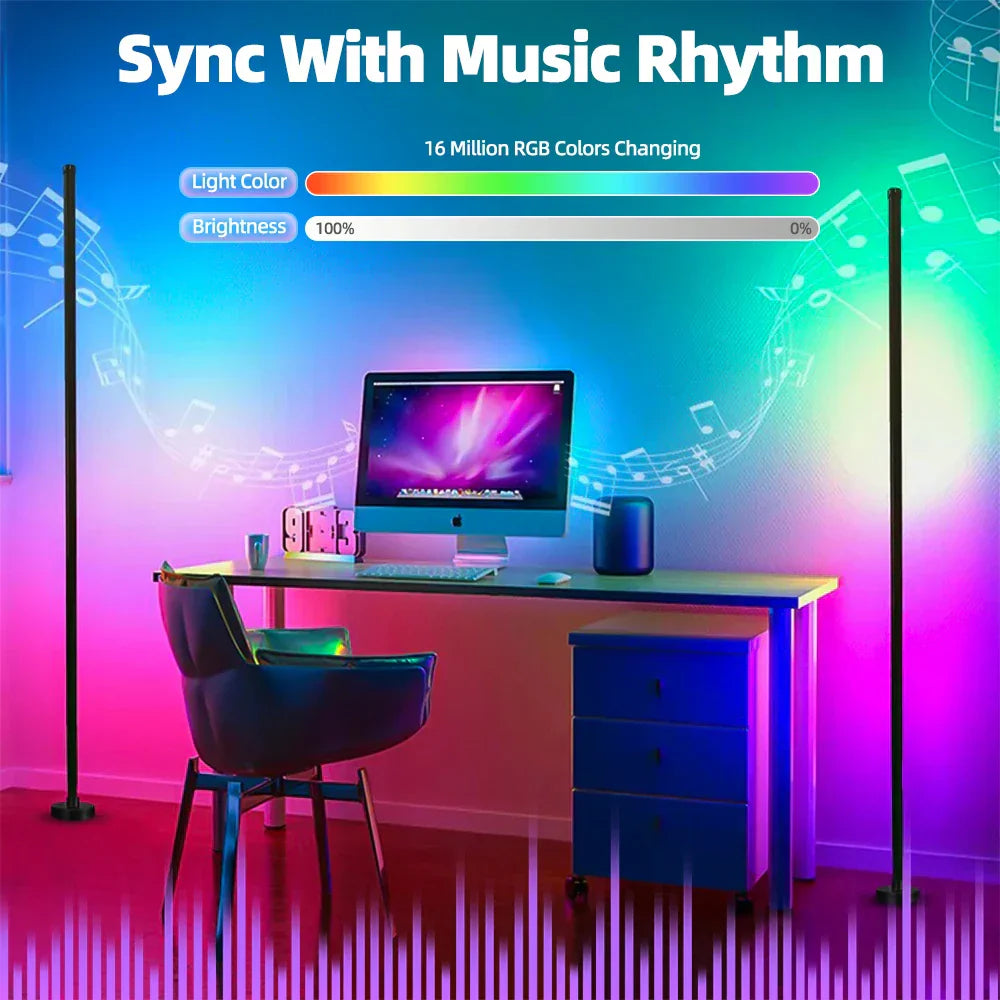 Maliben Smart RGB LED Floor Lamp