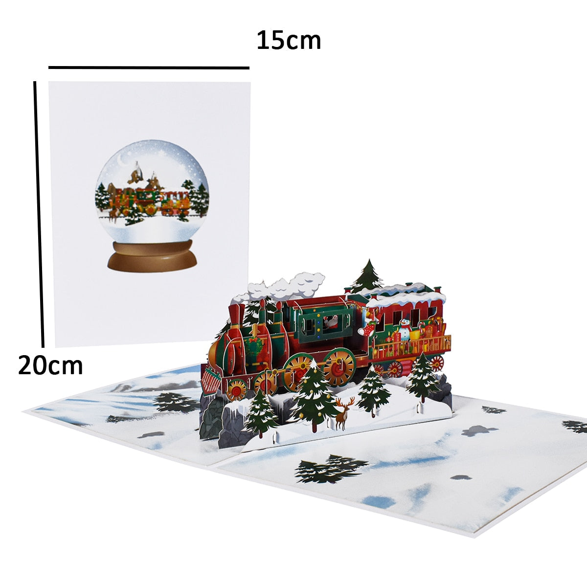 Maliben | 3d Pop-Up Cheerful Christmas Gift Cards