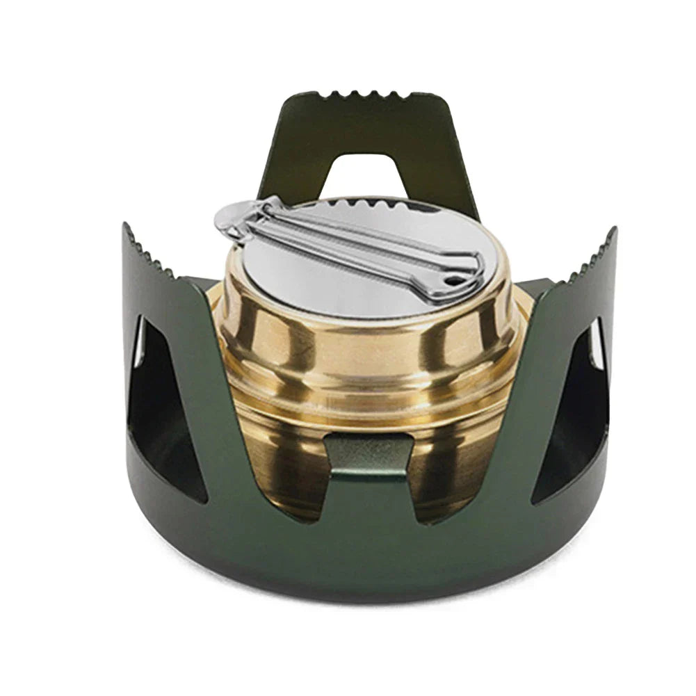 Maliben | Flamero Outdoor Spirit Stove | Adjustable Flame | 360° All-Around Combustion | Compact & Stable