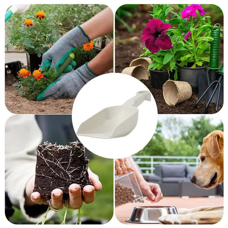 Maliben | Plantiva Plastic Garden Trowel | Ergonomic Handle | Space-SavIng & Lightweight | Available in 2 Sizes