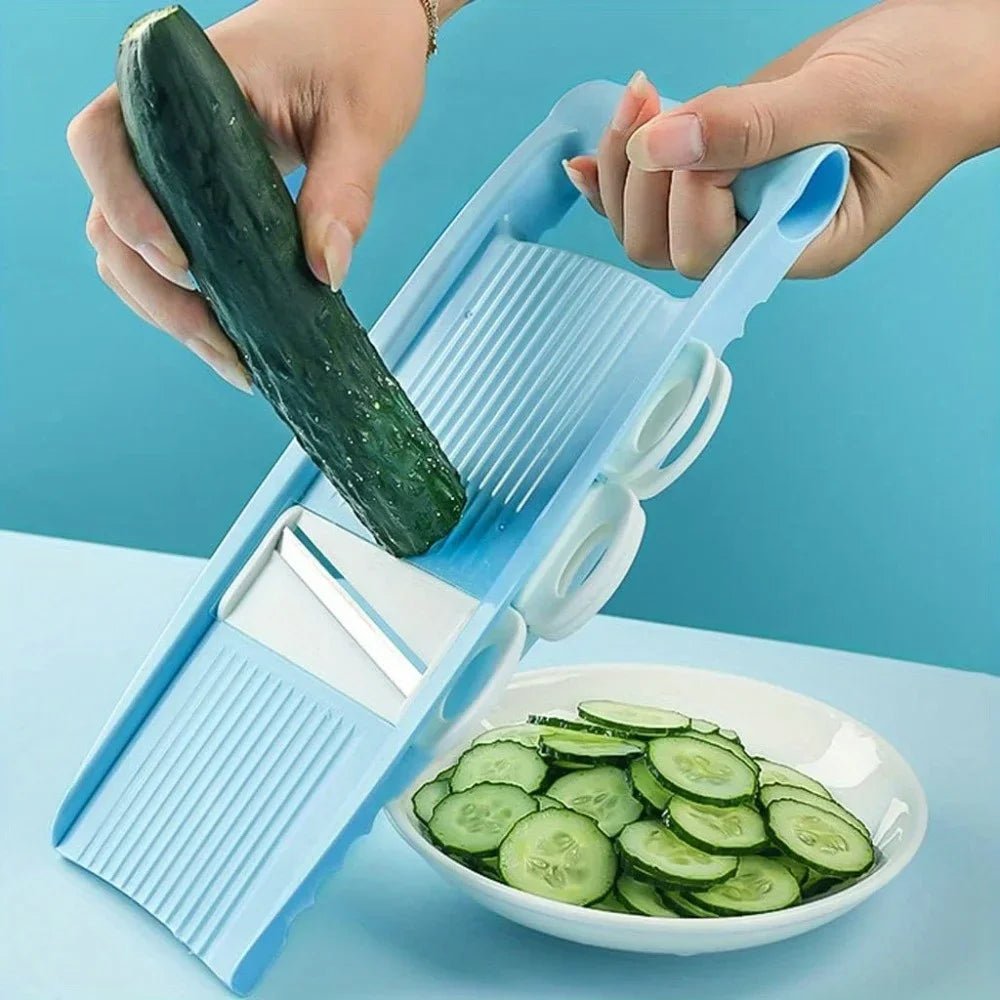 Maliben | Vegetable Cutter 5-In-1 | Manual & Multifunctional | Grater, Slicer, Dicer | Küchenmeister® Kitchen Helper