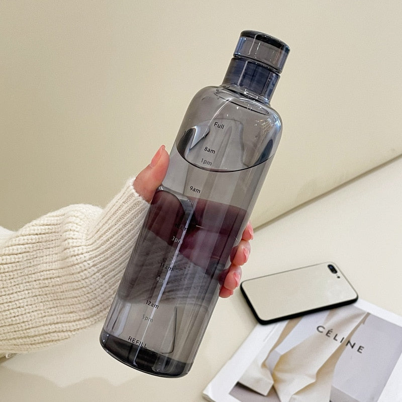 Maliben | Time Scale Heat-Resistant Glass Water Bottle