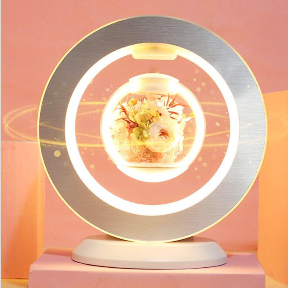 Maliben | Magnetic Love Forever Levitating Flower Lamp