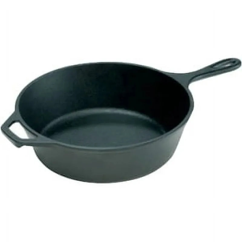 Maliben | Lodge Cast Iron 10.25" / 3.2 Liter Seasoned Deep Skillet