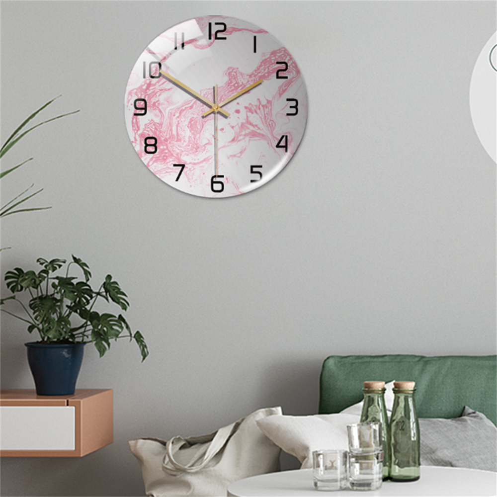 Maliben | Stylish Marble Wall Clock With Silent Mechanism