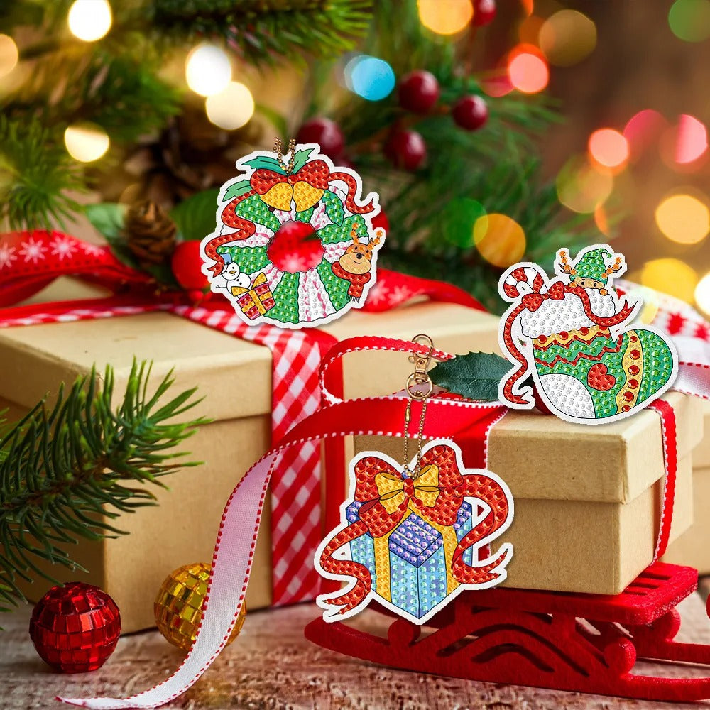 Maliben | Sparklyxmas | Festive Surprise - Diy Diamond Painting Keychain Blind Box
