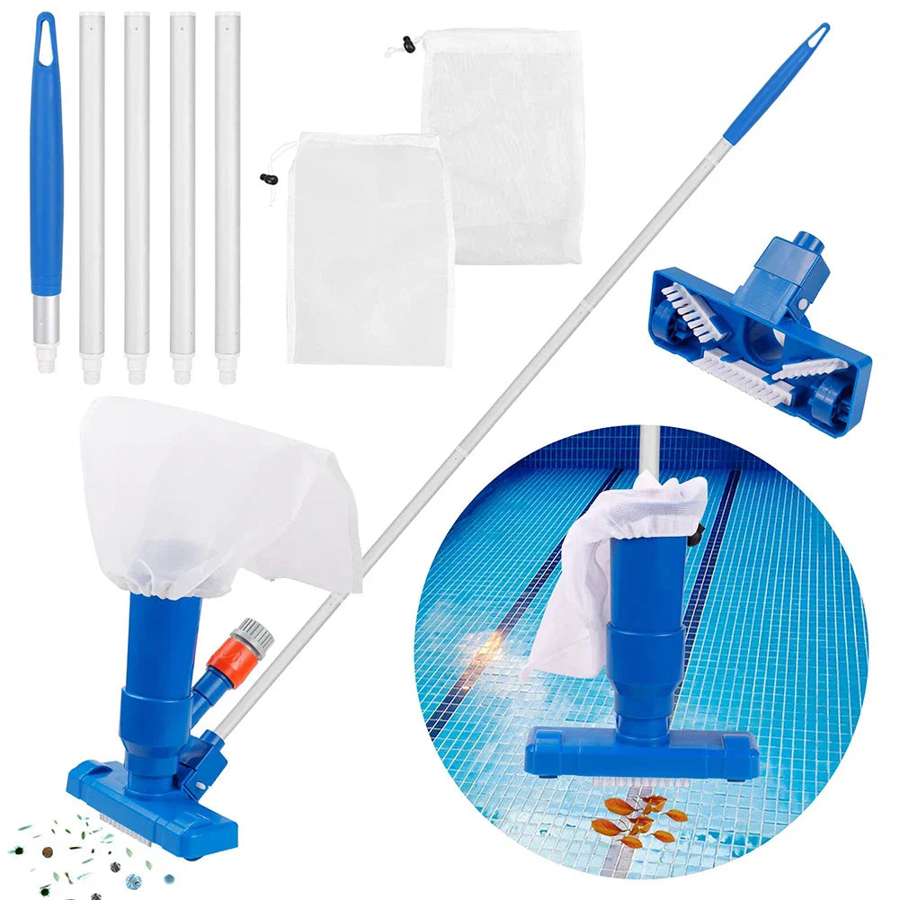 Maliben | Aquarein Pool & Pond Vacuum Set | Underwater Vacuum Cleaner | Incl. Eu Plug | For Pools & Aquariums