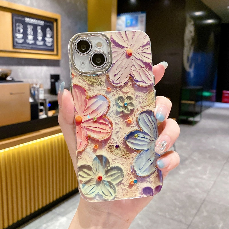 Maliben | Flower Glow Soft Shockproof Iphone Case