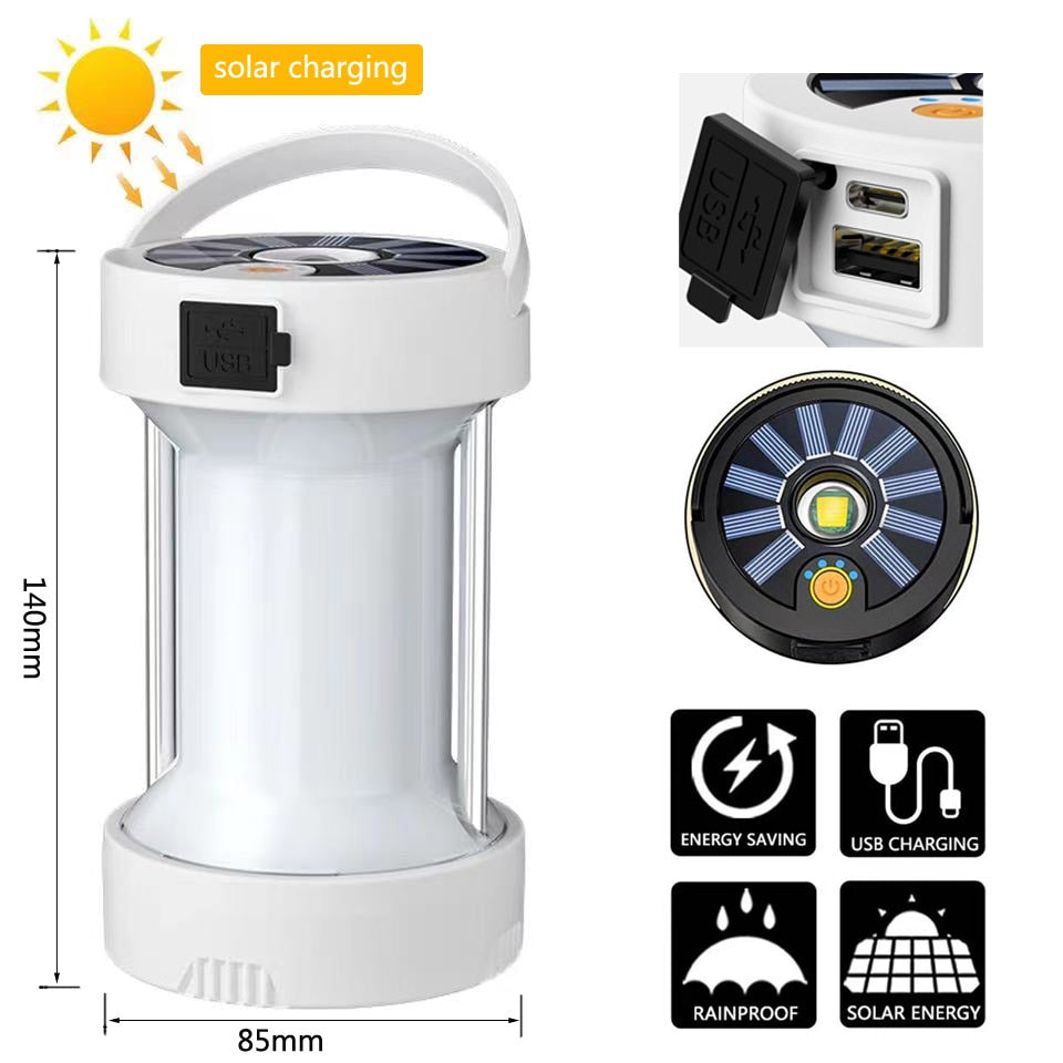 Maliben | Magnetic Solar Powered Emergency Camping Light