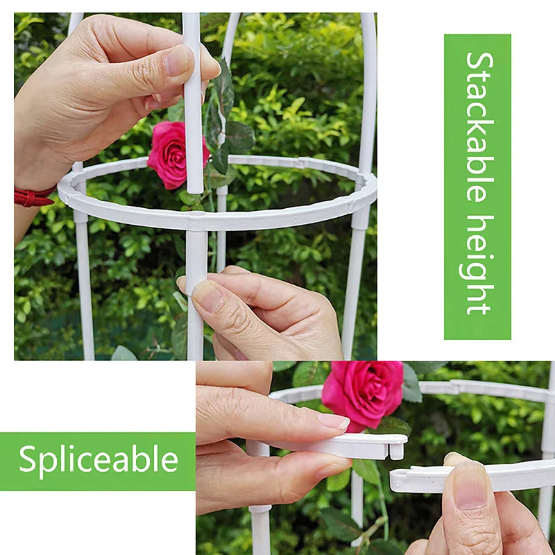 Maliben | Growarc Garden | Plant Climbing Aid Made Of Fiberglass | Stable & Weatherproof | For Climbing Plants & Vegetables