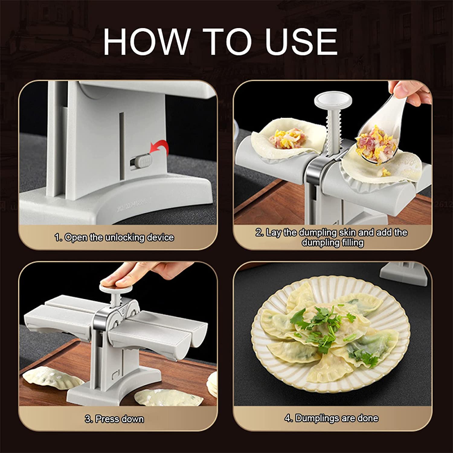 Maliben | Full Automatic Double Dumpling Maker