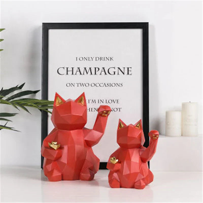 Maliben | Nordic Style Geometric Lucky Cat