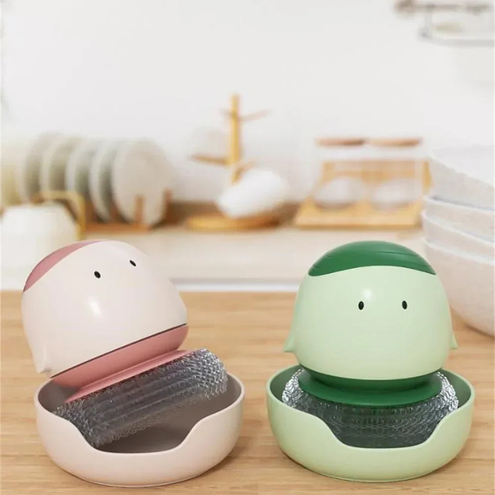 Maliben | Automatic Liquid Dispenser Dishwashing Brush