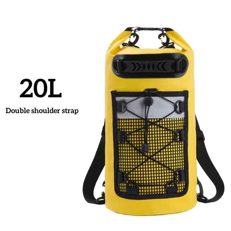 Maliben | Waterproof Dry Bag Aquarix Motion | 10/20/30 L | Rolltop & Shoulder Strap | For Kayak, Beach & Trekking