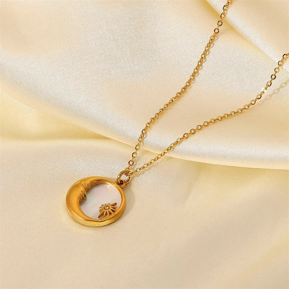 Maliben | Dainty Shell Astrological Necklaces