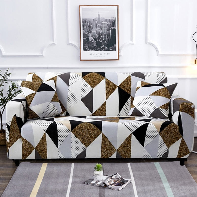 Maliben | Modern Non-slip Colorful Elastic Sofa Cover