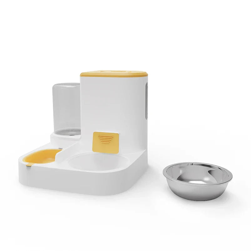 Maliben | Feedipet Food & Water Dispenser For Cats & Dogs | Automatic Refill | 2-In-1 Bowl Set