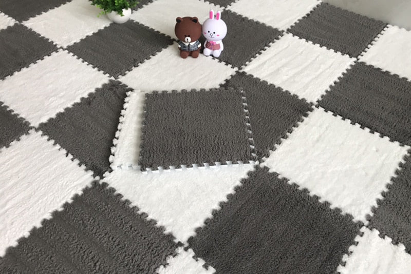 Maliben | Diy Winter Plush Puzzle Mat