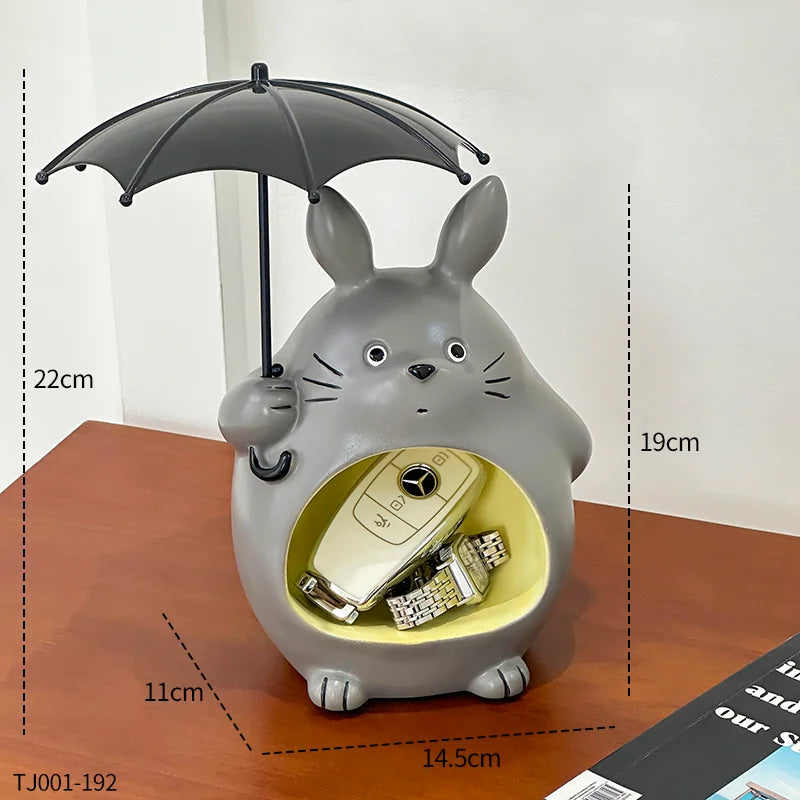 Maliben | Totovia Storage Bowl | Storage Bowl Figure | Cartoon Design | Key & Decor Bowl | For Living Room & Bedroom