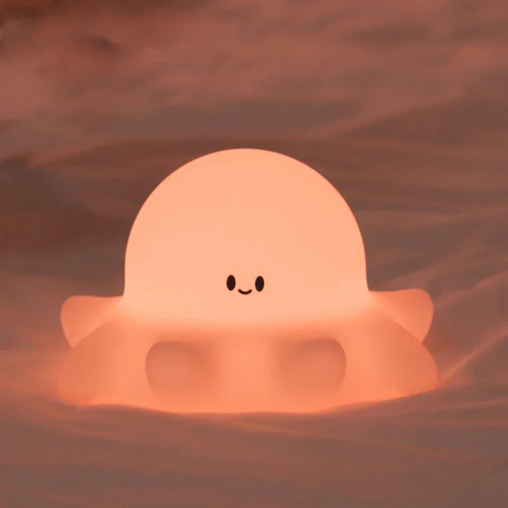 Maliben | Lumisoft Led Night Light | Soft Silicone | Extra Long Battery Life | Usb Rechargeable