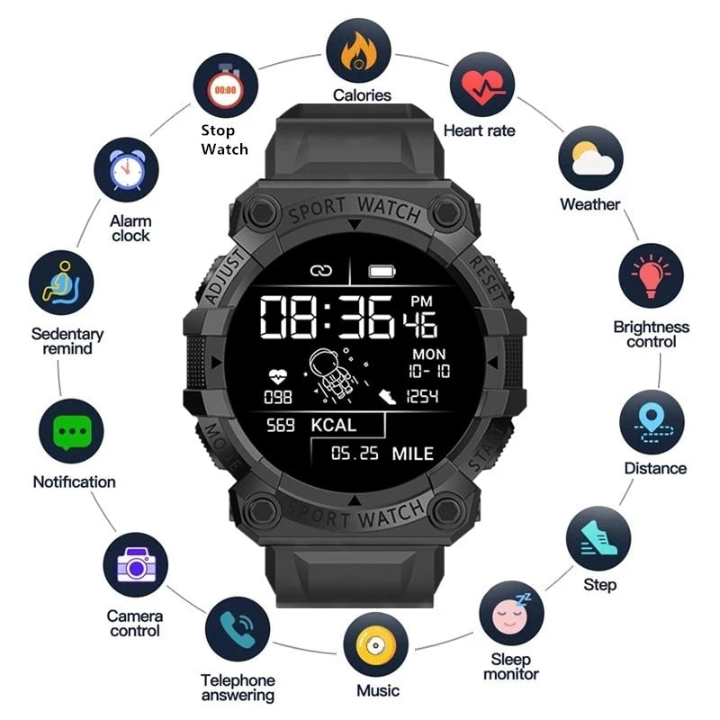 Maliben | Health Monitor Bluetooth Smart Watch
