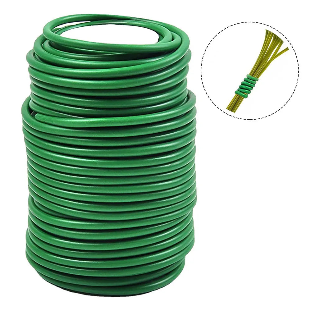 Maliben | Flexitie Garden | Plant Tying Wire With Rubber Coating | Cuttable & Reusable